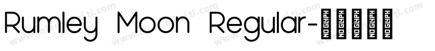 Rumley Moon Regular字体转换